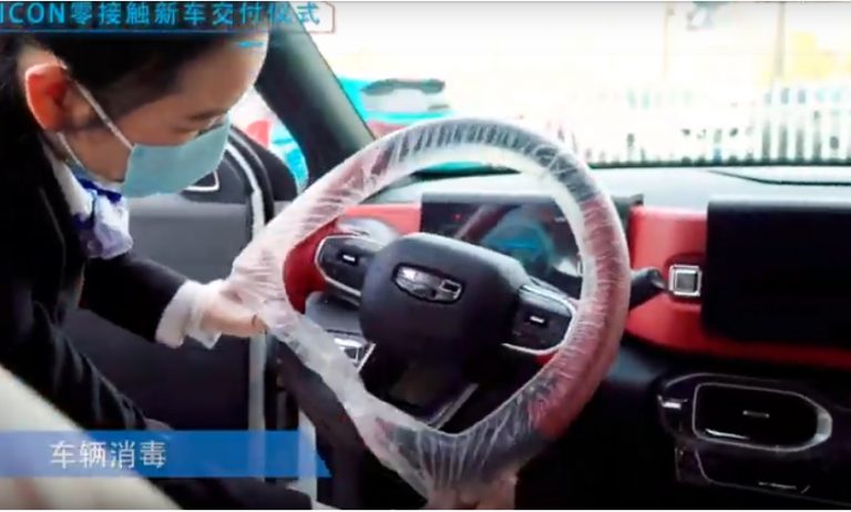 Geely: drone per la consegna delle chiavi auto