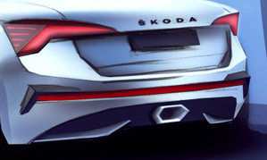 Skoda Scala Spider Concept: bozzetti ufficiali