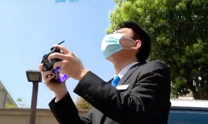 Geely: drone per la consegna delle chiavi auto