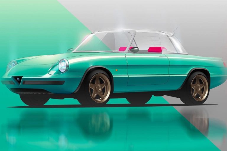 Alfa Romeo Spider Icon-E by Garage Italia: i primi render