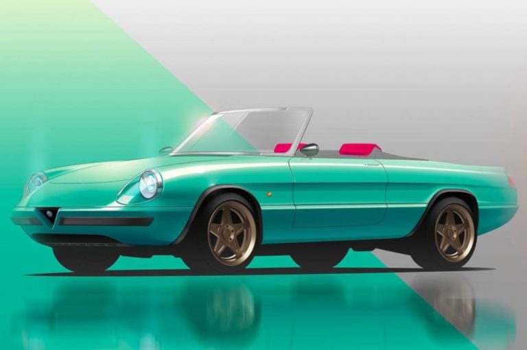 Alfa Romeo Spider Icon-E by Garage Italia: i primi render