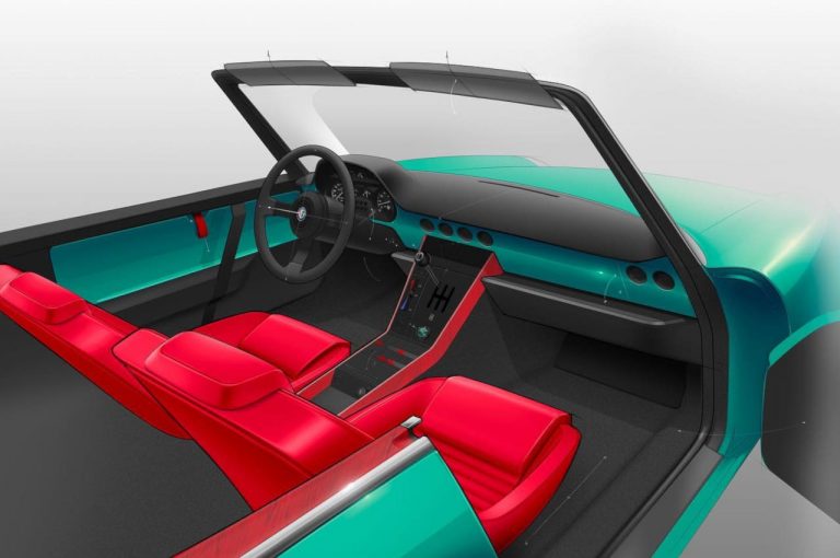 Alfa Romeo Spider Icon-E by Garage Italia: i primi render