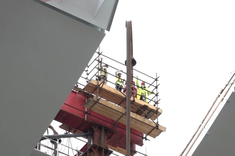 Ponte di Genova, il completamento dell'ultima campata