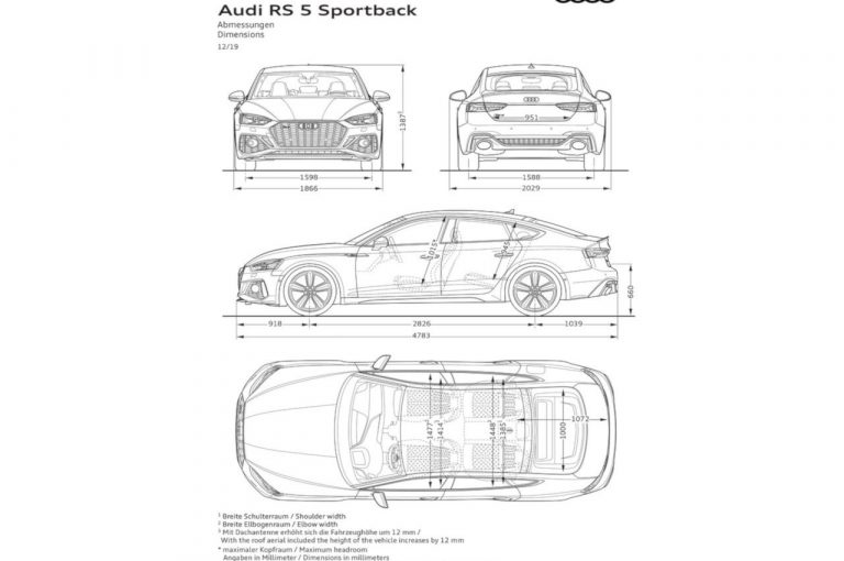 Audi RS5 Sportback 2020: immagini ufficiali