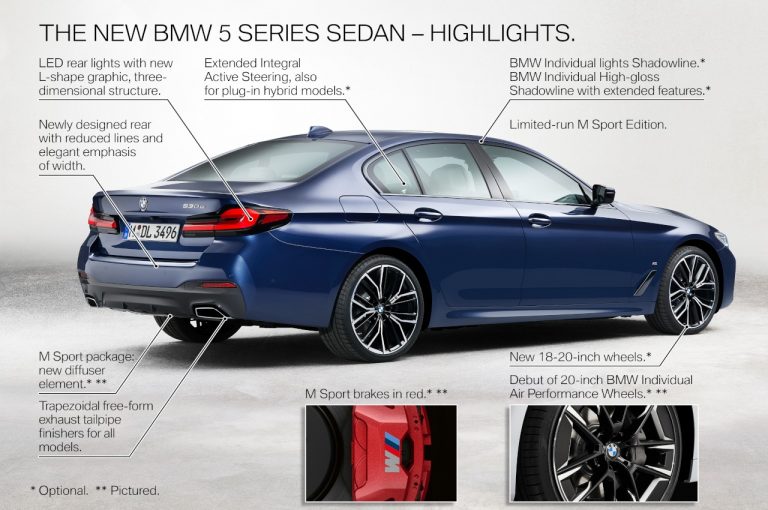 Bmw Serie 5 2020: immagini ufficiali