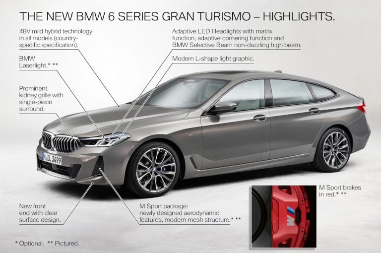 Bmw Serie 6 Gran Turismo 2020: immagini ufficiali