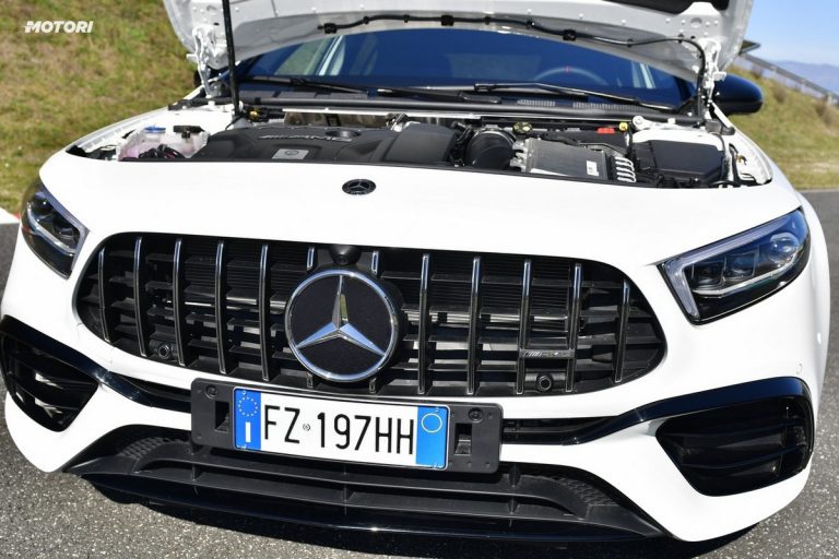 Mercedes Classe A 45 AMG S: la prova su strada e in pista