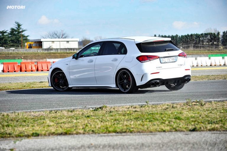 Mercedes Classe A 45 AMG S: la prova su strada e in pista