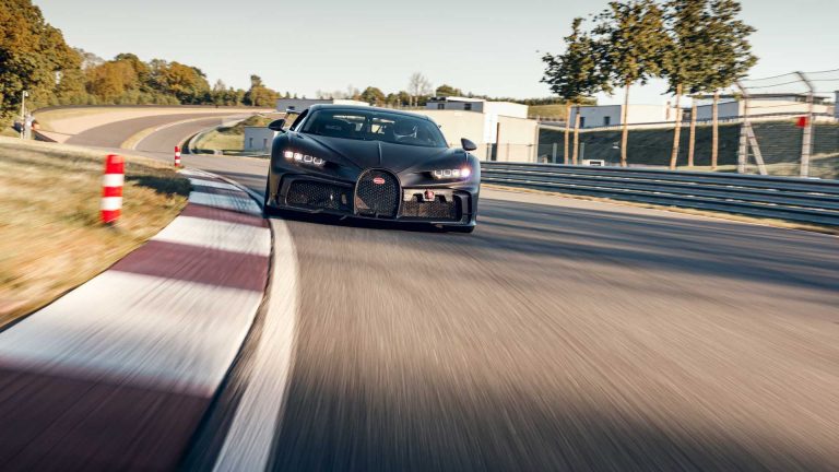 Bugatti Chiron Pur Sport: le immagini dei test