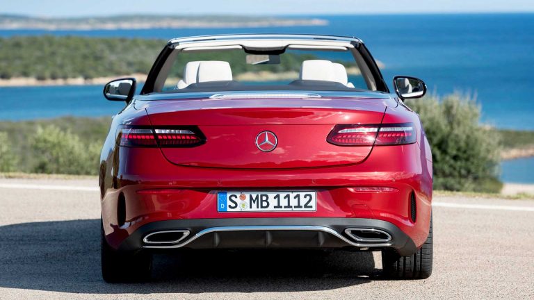 Mercedes Classe E Cabrio 2020: immagini ufficiali