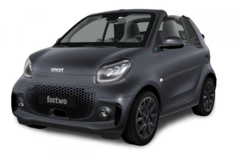 Smart Fortwo EQ Parisblue e Fortwo Cabrio EQ Suitgray 2020: immagini ufficiali