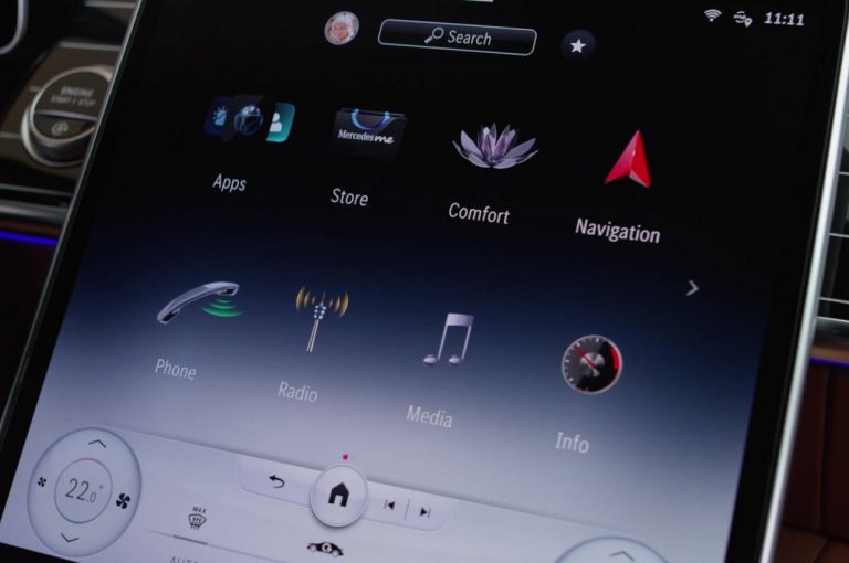 Mercedes Classe S 2021, nuovo sistema infotainment MBUX