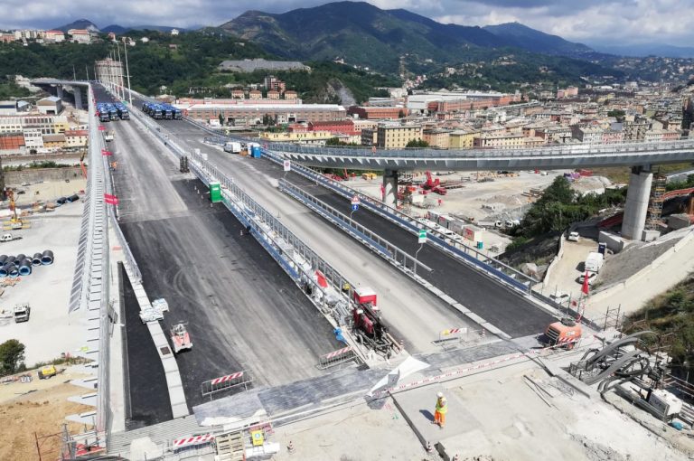 Ponte di Genova, collaudi statici luglio 2020: immagini ufficiali