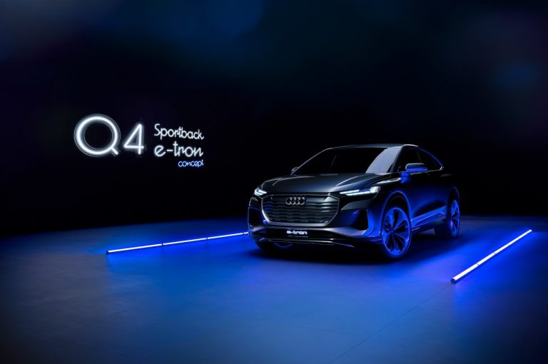 Audi Q4 Sportback e-tron Concept 2020: immagini ufficiali