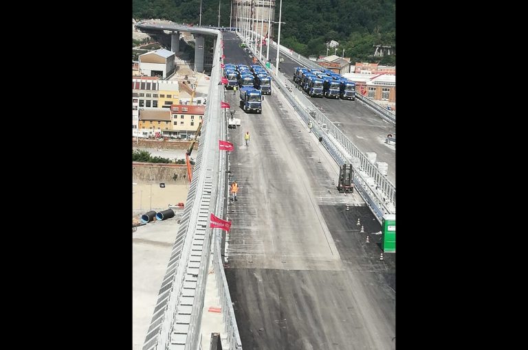 Ponte di Genova, collaudi statici luglio 2020: immagini ufficiali