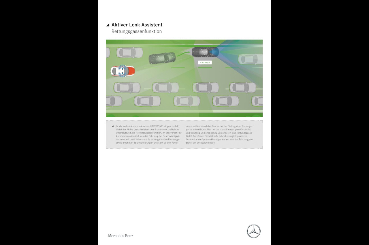 Mercedes Classe S 2021, i sistemi di sicurezza