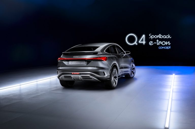 Audi Q4 Sportback e-tron Concept 2020: immagini ufficiali