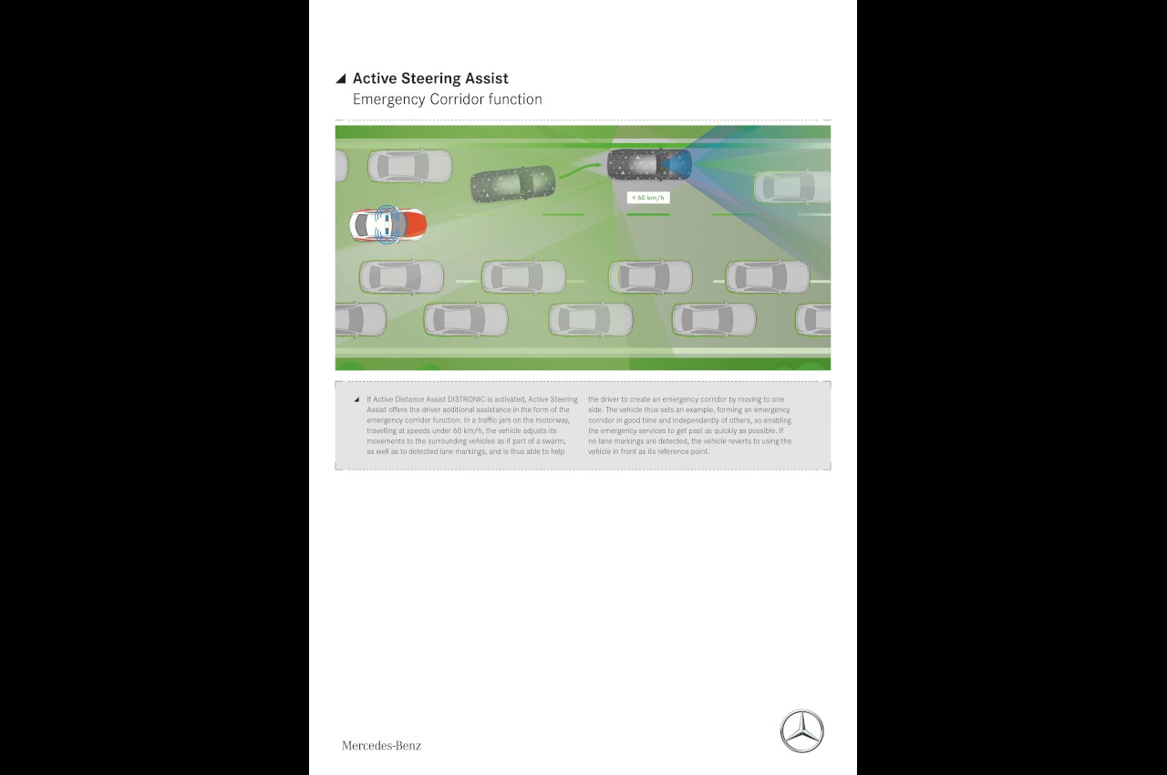 Mercedes Classe S 2021, i sistemi di sicurezza