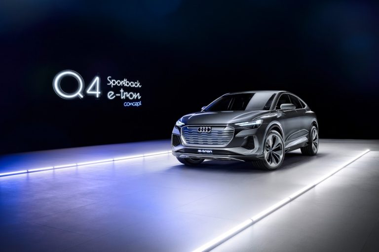 Audi Q4 Sportback e-tron Concept 2020: immagini ufficiali