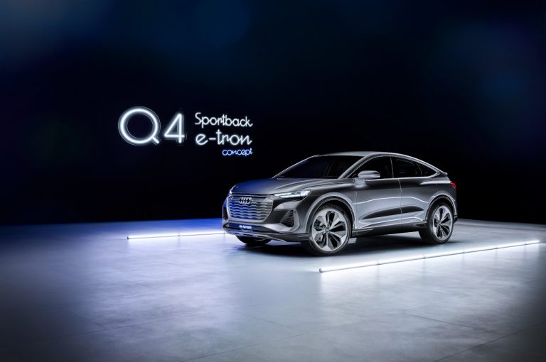 Audi Q4 Sportback e-tron Concept 2020: immagini ufficiali