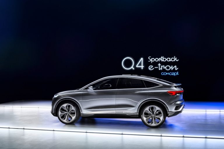 Audi Q4 Sportback e-tron Concept 2020: immagini ufficiali