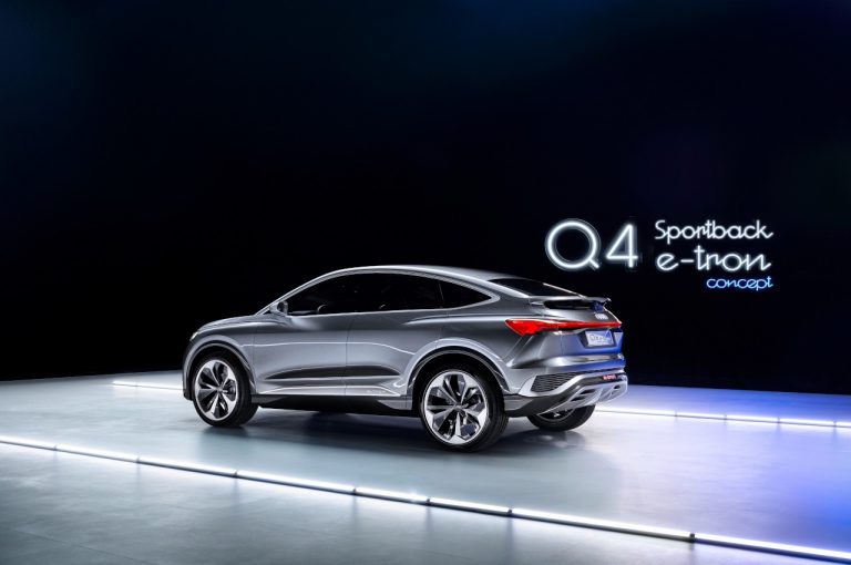 Audi Q4 Sportback e-tron Concept 2020: immagini ufficiali