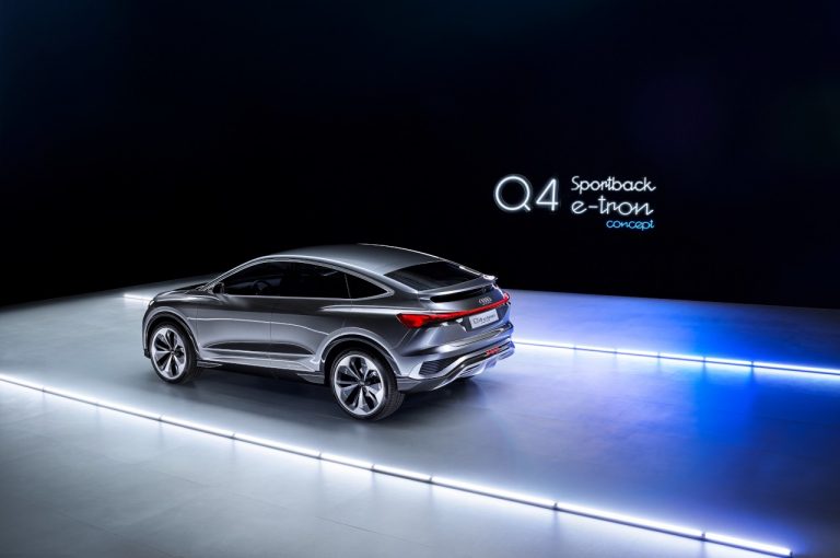 Audi Q4 Sportback e-tron Concept 2020: immagini ufficiali