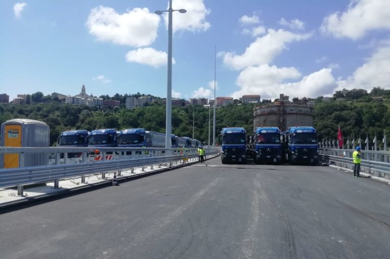 Ponte di Genova, collaudi statici luglio 2020: immagini ufficiali