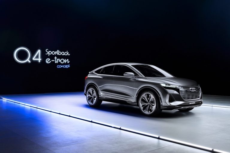 Audi Q4 Sportback e-tron Concept 2020: immagini ufficiali