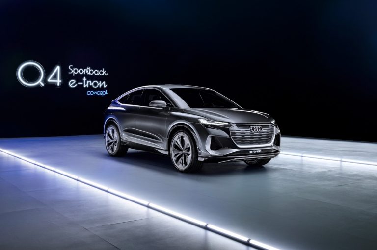 Audi Q4 Sportback e-tron Concept 2020: immagini ufficiali