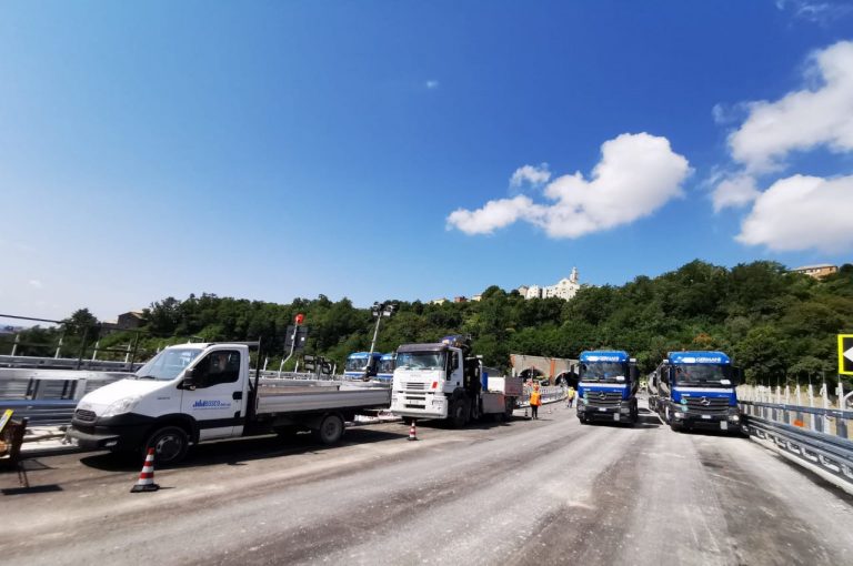 Ponte di Genova, collaudi statici luglio 2020: immagini ufficiali