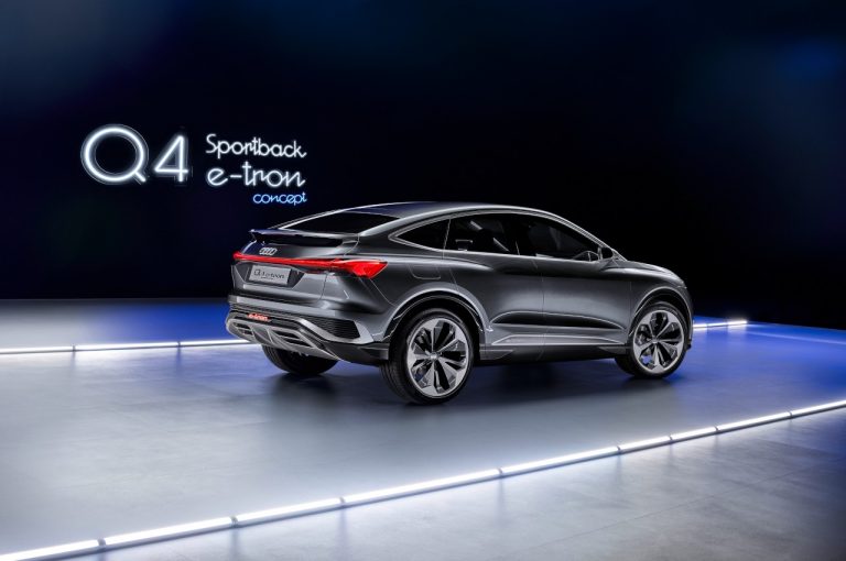 Audi Q4 Sportback e-tron Concept 2020: immagini ufficiali