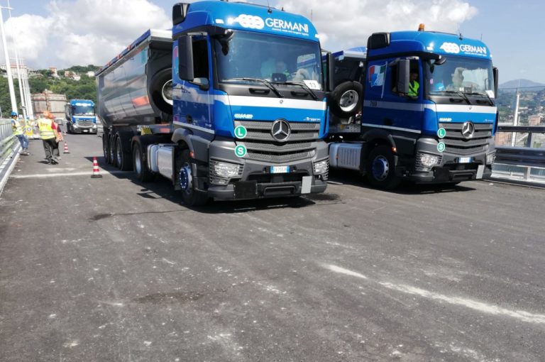 Ponte di Genova, collaudi statici luglio 2020: immagini ufficiali