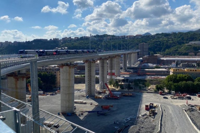 Ponte di Genova, collaudi statici luglio 2020: immagini ufficiali