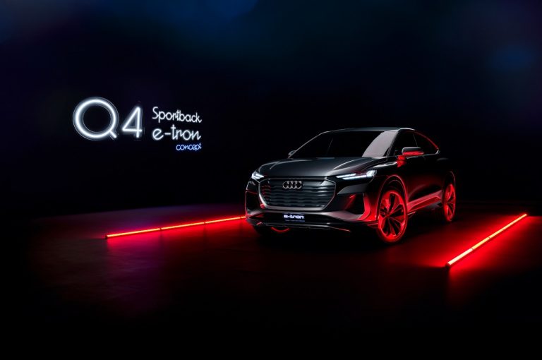 Audi Q4 Sportback e-tron Concept 2020: immagini ufficiali