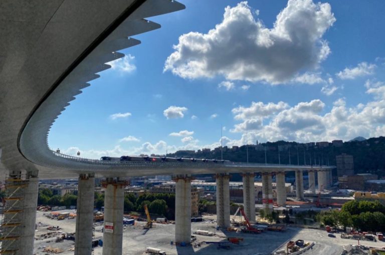 Ponte di Genova, collaudi statici luglio 2020: immagini ufficiali