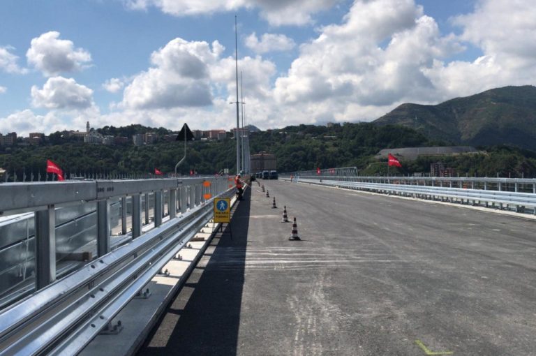 Ponte di Genova, collaudi statici luglio 2020: immagini ufficiali