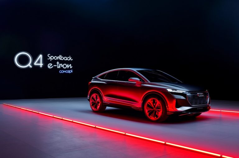 Audi Q4 Sportback e-tron Concept 2020: immagini ufficiali