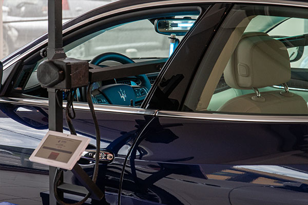 Colibrì UVC, sanificazione auto: immagini ufficiali