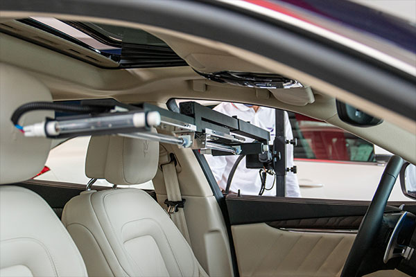 Colibrì UVC, sanificazione auto: immagini ufficiali