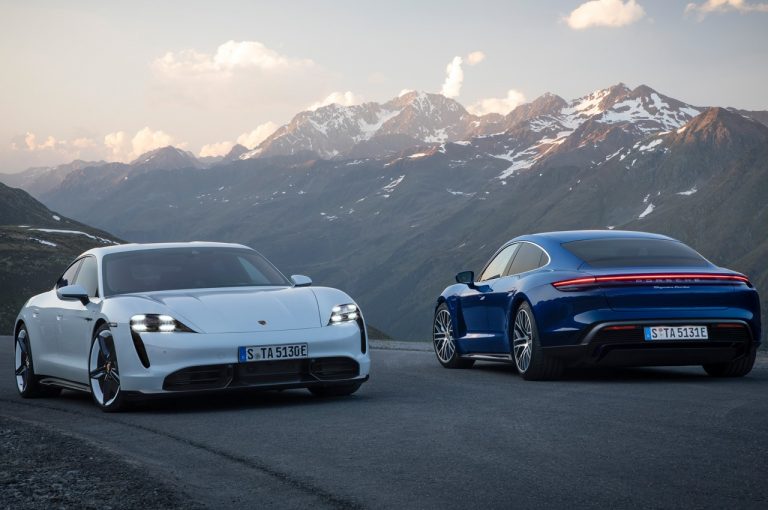 Porsche Taycan 2021: immagini ufficiali