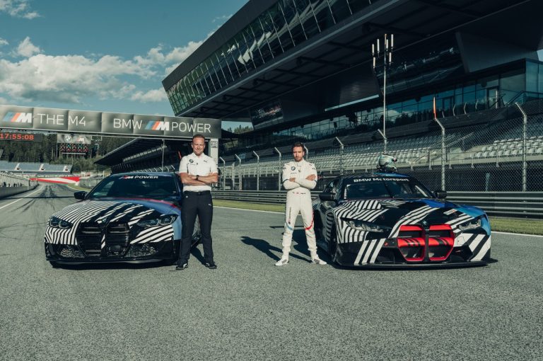 Bmw M4 Coupé 2021 e Bmw M4 GT3 2021: prime immagini ufficiali