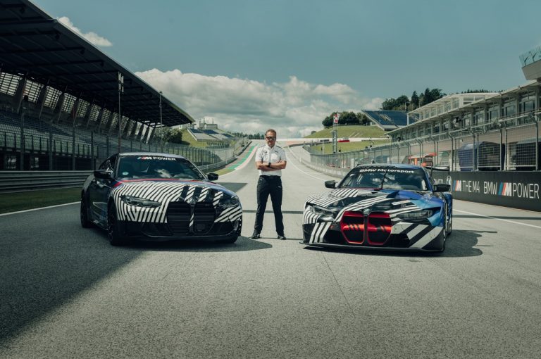 Bmw M4 Coupé 2021 e Bmw M4 GT3 2021: prime immagini ufficiali