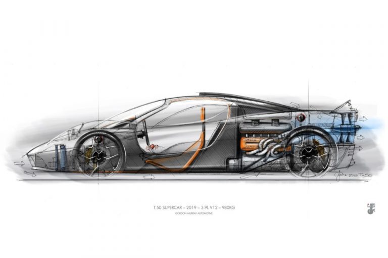 Gordon Murray T.50: immagini ufficiali