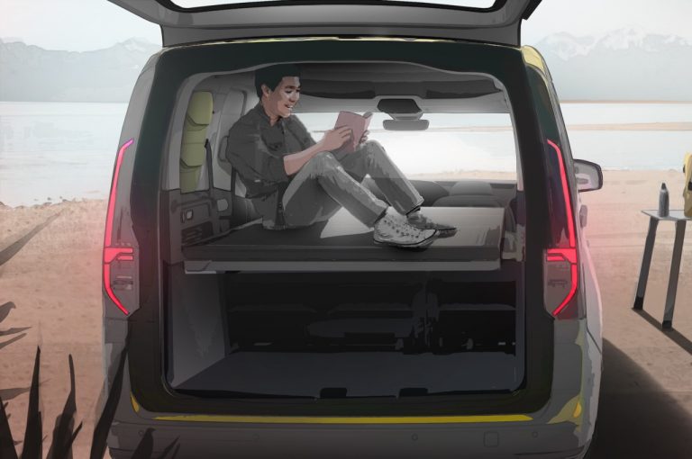 Volkswagen camper su base Caddy: render ufficiali