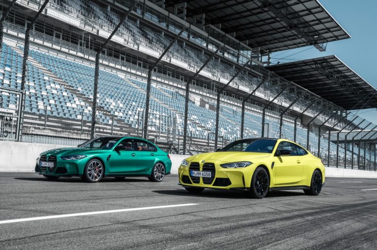 Bmw M3 berlina e Bmw M4 Coupé 2021: immagini ufficiali