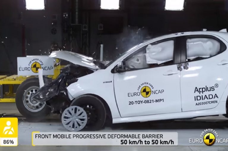 Toyota Yaris, crash test EuroNcap 2020