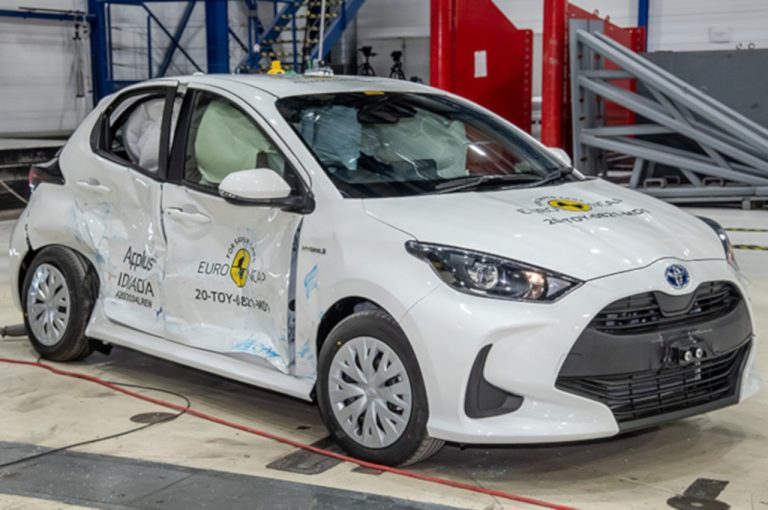 Toyota Yaris, crash test EuroNcap 2020