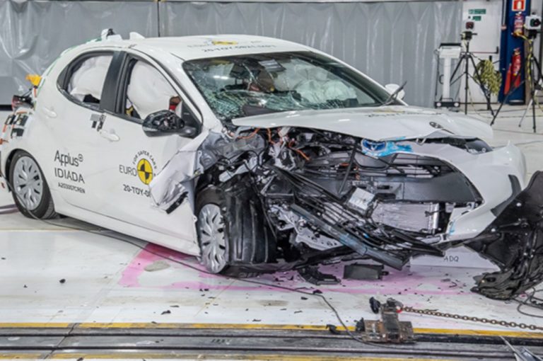 Toyota Yaris, crash test EuroNcap 2020