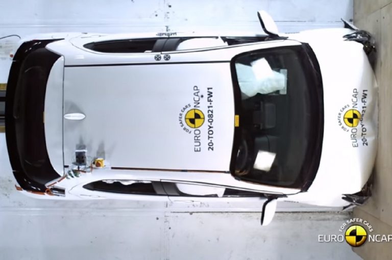 Toyota Yaris, crash test EuroNcap 2020